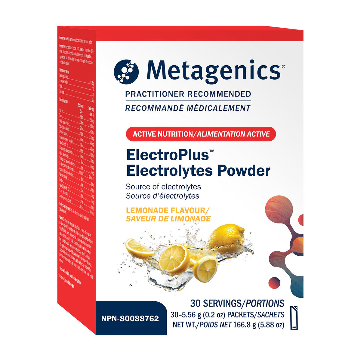 Metagenics ElectroPlus Electrolytes Powder Lemonade
