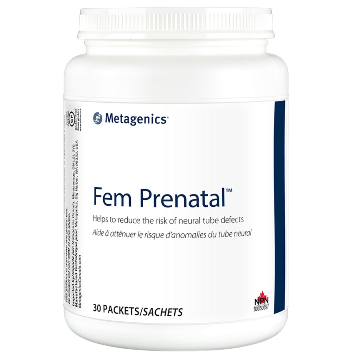 Metagenics Fem Prenatal 30 Packets