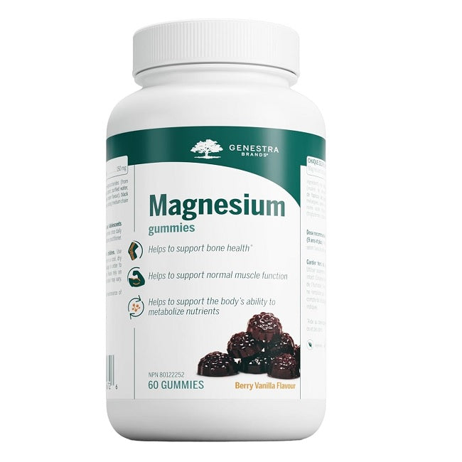 Genestra Magnesium Gummies Berry Vanilla 60 Gummies