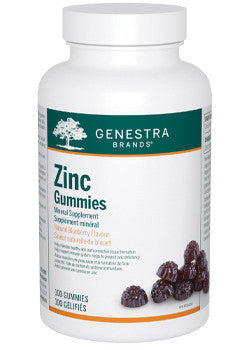 Genestra Zinc Gummies (Natural Blueberry) - 100 Gummies