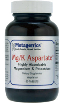 Metagenics Mg/K Aspartate 60 Tablets