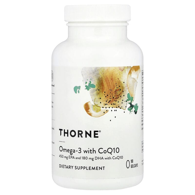 Thorne Omega-3 with CoQ10 90 Gelcaps