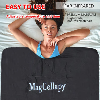 Acid Relieving Blanket Massage Steam Bag Portable Personal Detoxification Relaxation Sauna Heat Massage Promote BloodCirculation