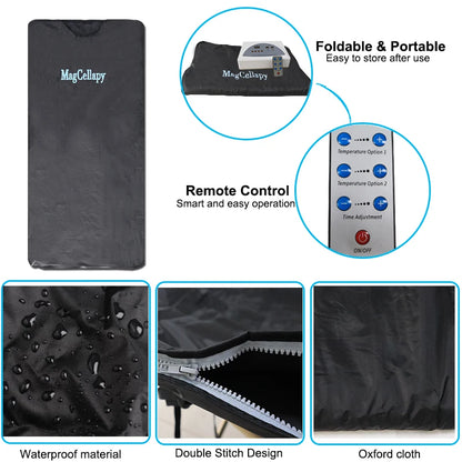 Acid Relieving Blanket Massage Steam Bag Portable Personal Detoxification Relaxation Sauna Heat Massage Promote BloodCirculation