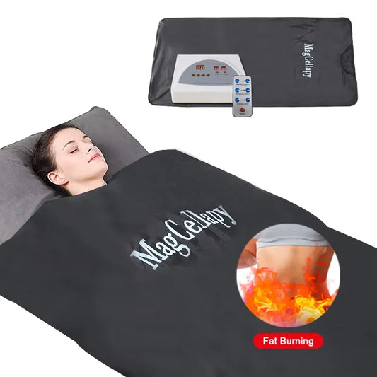 Acid Relieving Blanket Massage Steam Bag Portable Personal Detoxification Relaxation Sauna Heat Massage Promote BloodCirculation
