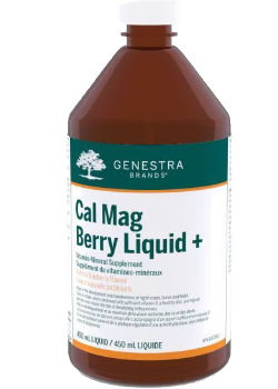 Genestra Cal:Mag Berry Liquid + (Blueberry) - 450ml