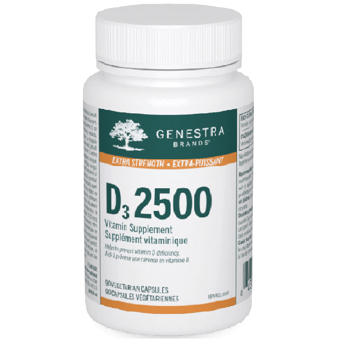 Genestra D3 2500 IU 90 Capsules