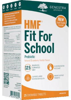 Genestra HMF Fit For School (Shelf-Stable, Natural Strawberry Vanilla) - 25 Chew Tabs