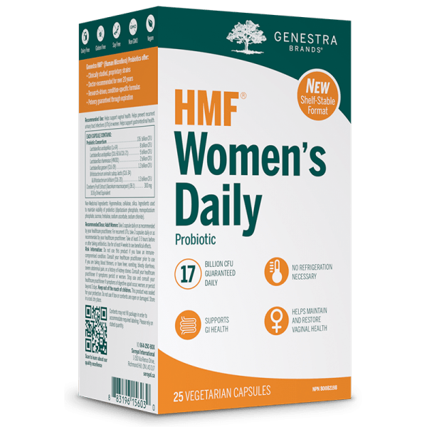 Genestra HMF Women's Daily Shelf-Stable 25 V-Caps
