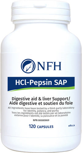 NFH HCL-Pepsin SAP 120 Capsules