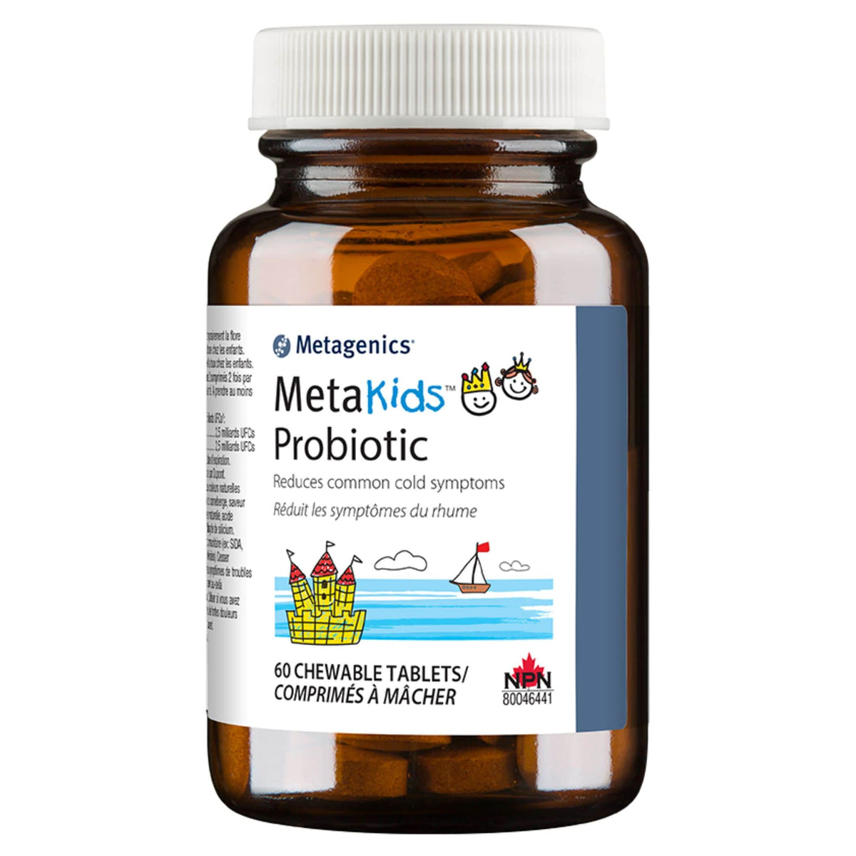 Metagenics MetaKids Probiotic 120 Chewable Tablets