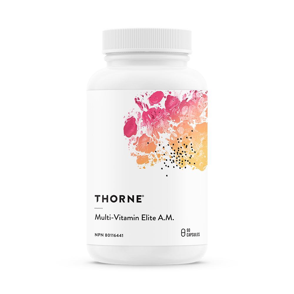 Thorne Multi-Vitamin Elite A.M. 90 Capsules