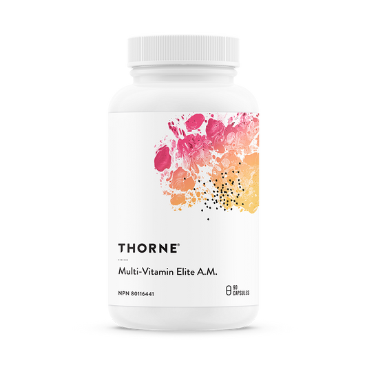 Thorne Multi-Vitamin Elite A.M. 90 Capsules